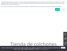 Tablet Screenshot of dormitienda.com